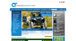 Desktop Screenshot of chooseyourevent.com